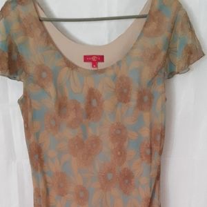 Full length floral dress